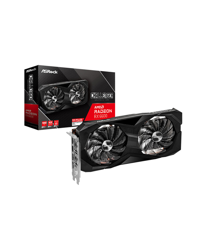 ASRock AMD Radeon™ RX 6600 Challenger D 8GB