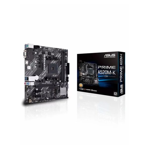 Asus Prime A520M-K/CSM AMD AM4 micro ATX Motherboard